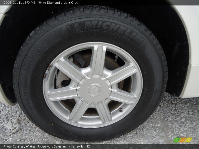 White Diamond / Light Gray 2005 Cadillac SRX V6