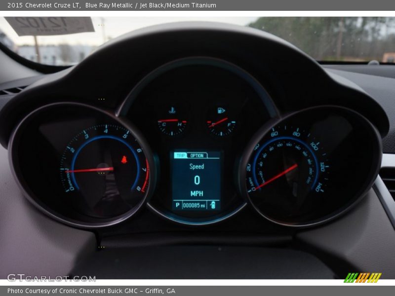 Blue Ray Metallic / Jet Black/Medium Titanium 2015 Chevrolet Cruze LT