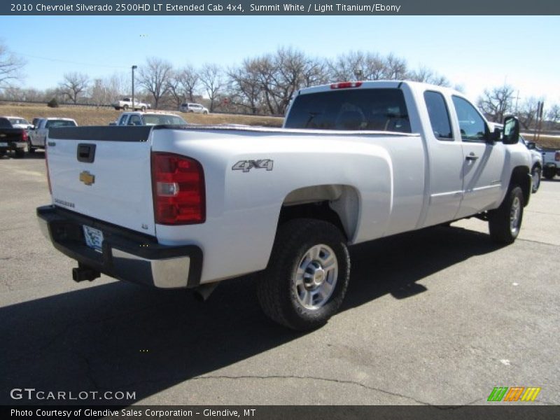 Summit White / Light Titanium/Ebony 2010 Chevrolet Silverado 2500HD LT Extended Cab 4x4