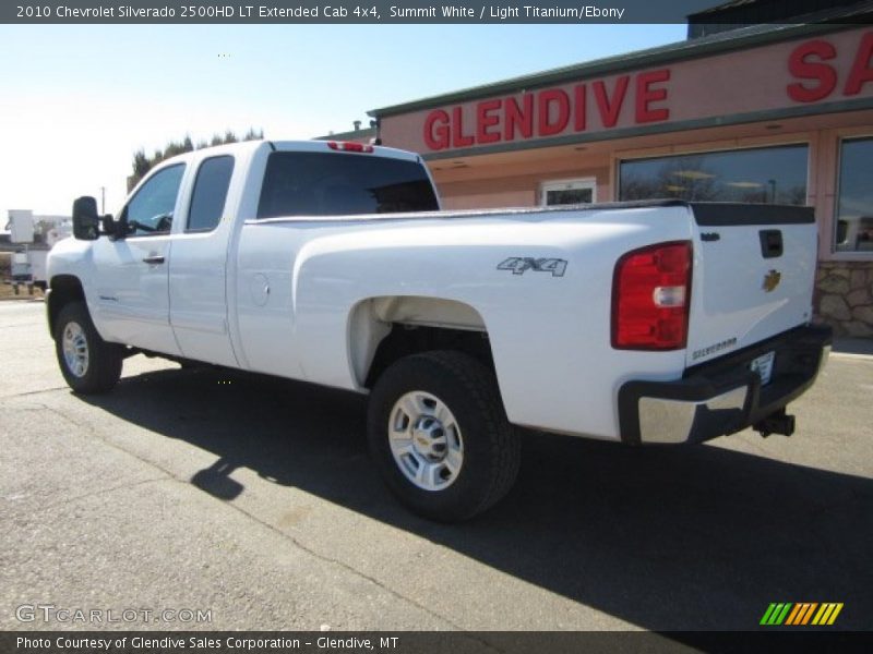 Summit White / Light Titanium/Ebony 2010 Chevrolet Silverado 2500HD LT Extended Cab 4x4