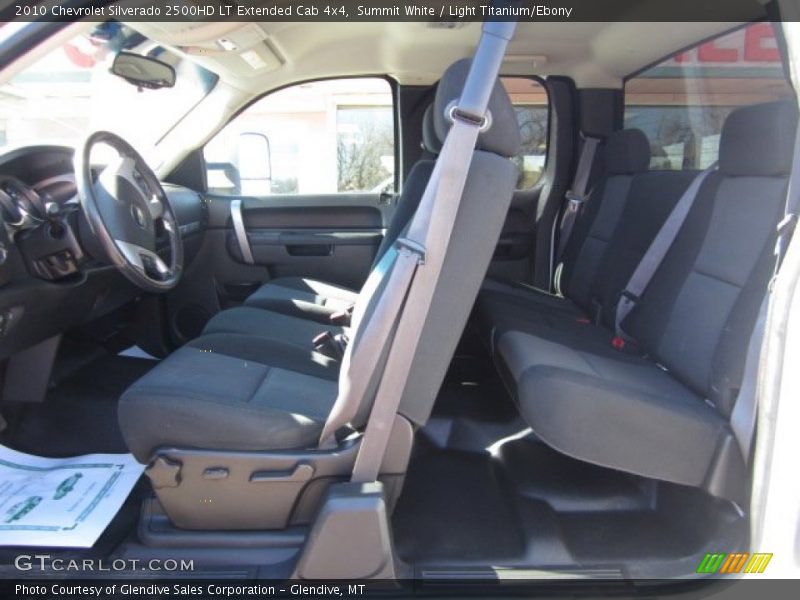 Summit White / Light Titanium/Ebony 2010 Chevrolet Silverado 2500HD LT Extended Cab 4x4