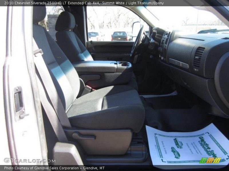 Summit White / Light Titanium/Ebony 2010 Chevrolet Silverado 2500HD LT Extended Cab 4x4