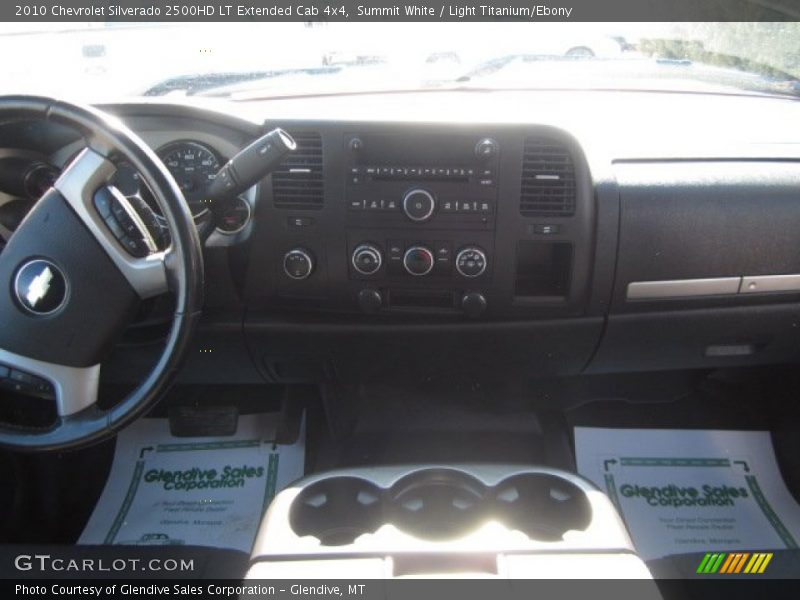 Summit White / Light Titanium/Ebony 2010 Chevrolet Silverado 2500HD LT Extended Cab 4x4