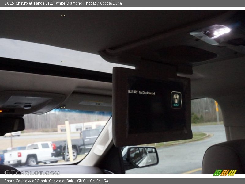 White Diamond Tricoat / Cocoa/Dune 2015 Chevrolet Tahoe LTZ