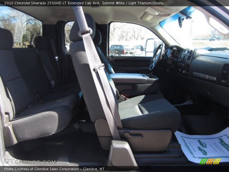 Summit White / Light Titanium/Ebony 2010 Chevrolet Silverado 2500HD LT Extended Cab 4x4