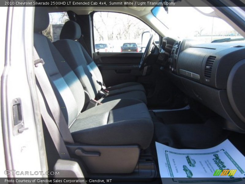 Summit White / Light Titanium/Ebony 2010 Chevrolet Silverado 2500HD LT Extended Cab 4x4