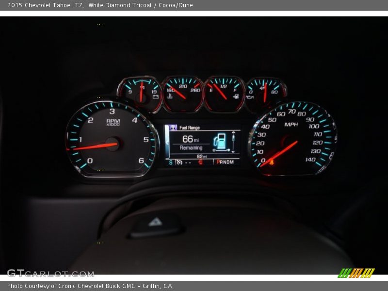 White Diamond Tricoat / Cocoa/Dune 2015 Chevrolet Tahoe LTZ