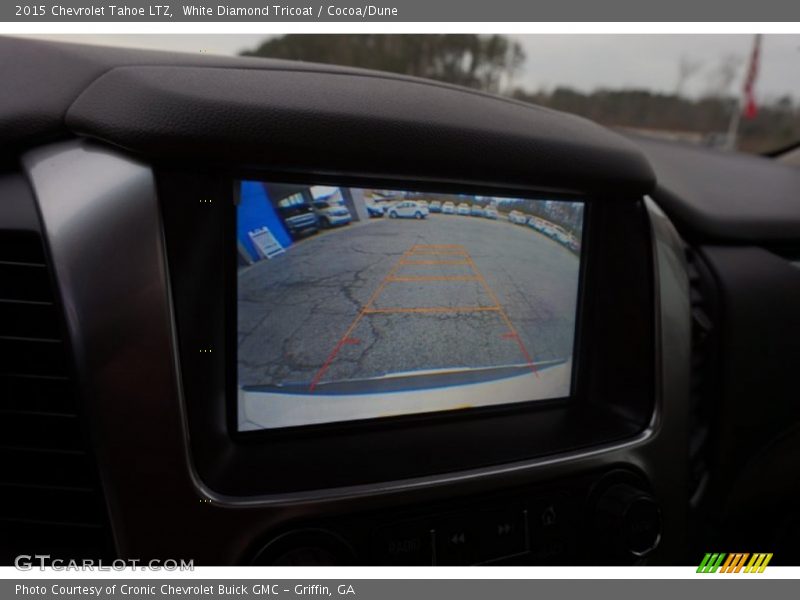 White Diamond Tricoat / Cocoa/Dune 2015 Chevrolet Tahoe LTZ