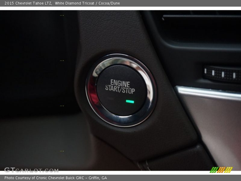 White Diamond Tricoat / Cocoa/Dune 2015 Chevrolet Tahoe LTZ