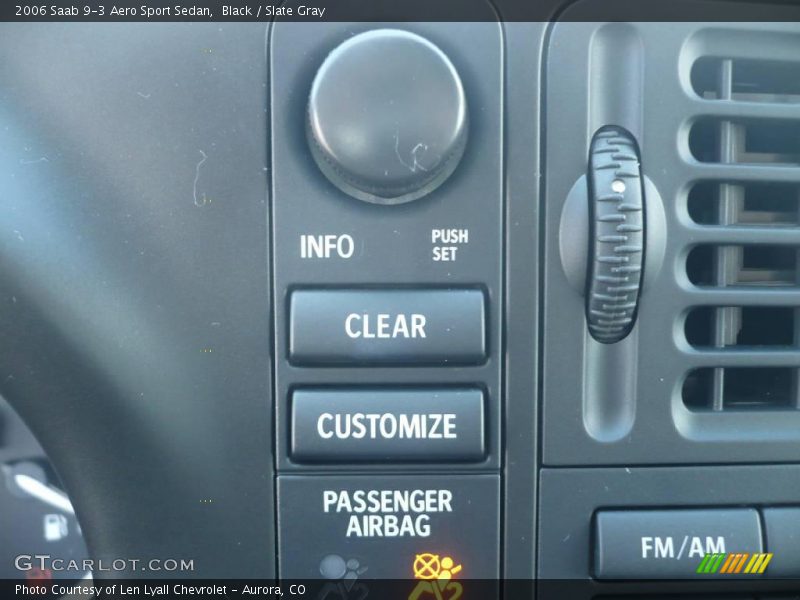 Black / Slate Gray 2006 Saab 9-3 Aero Sport Sedan