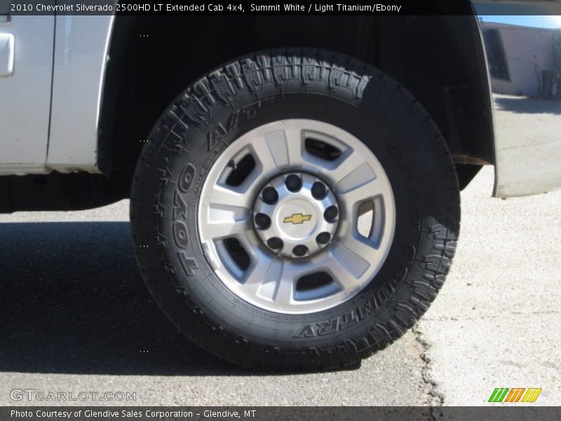 Summit White / Light Titanium/Ebony 2010 Chevrolet Silverado 2500HD LT Extended Cab 4x4