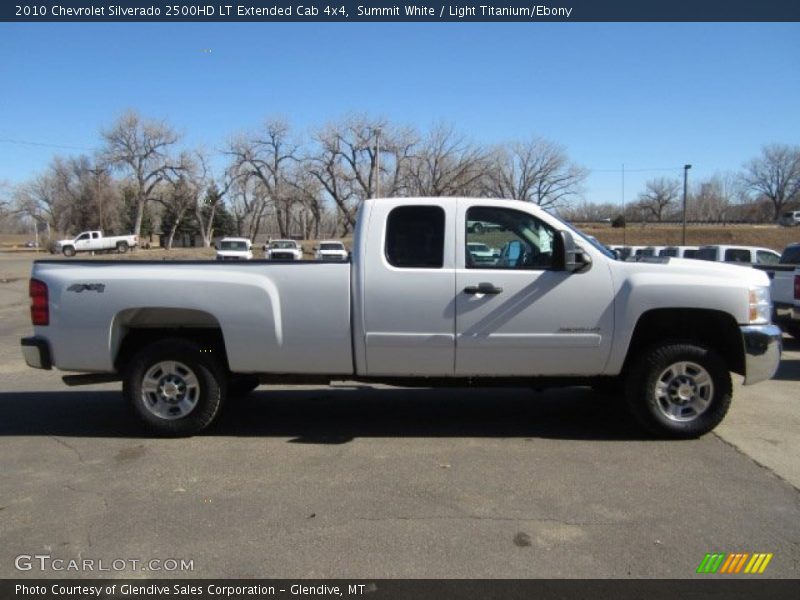 Summit White / Light Titanium/Ebony 2010 Chevrolet Silverado 2500HD LT Extended Cab 4x4