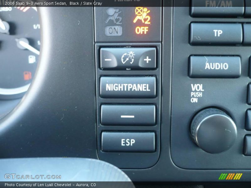 Black / Slate Gray 2006 Saab 9-3 Aero Sport Sedan