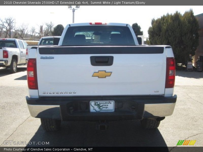 Summit White / Light Titanium/Ebony 2010 Chevrolet Silverado 2500HD LT Extended Cab 4x4