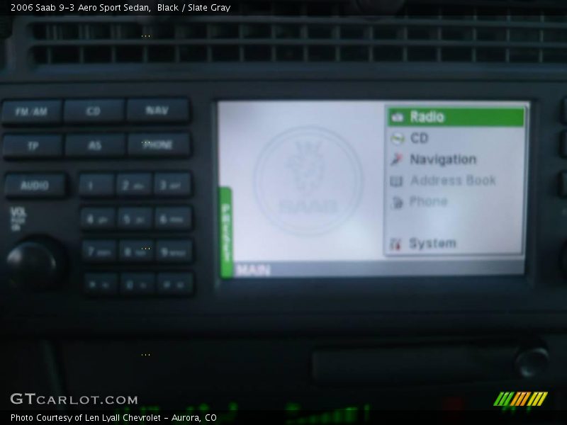Black / Slate Gray 2006 Saab 9-3 Aero Sport Sedan