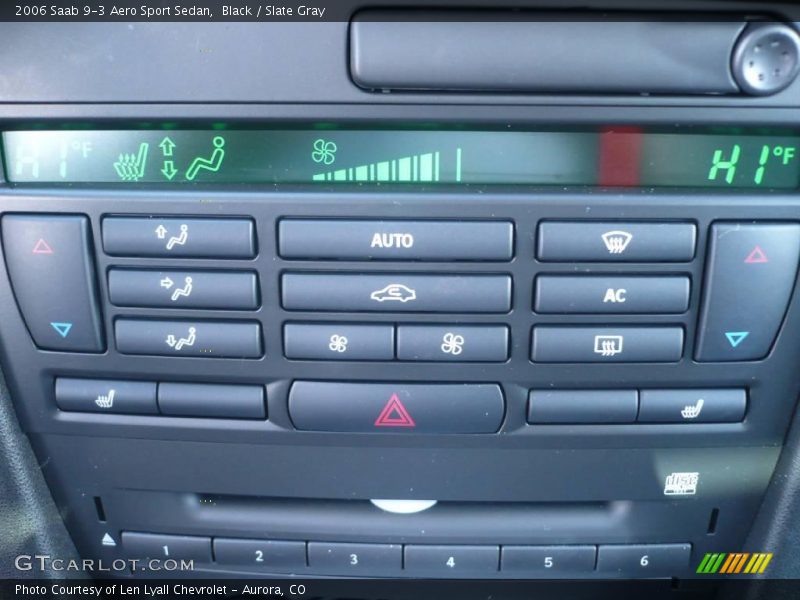 Black / Slate Gray 2006 Saab 9-3 Aero Sport Sedan