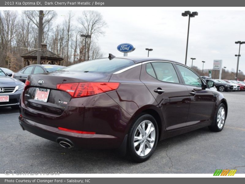 Dark Cherry Pearl Metallic / Beige 2013 Kia Optima EX