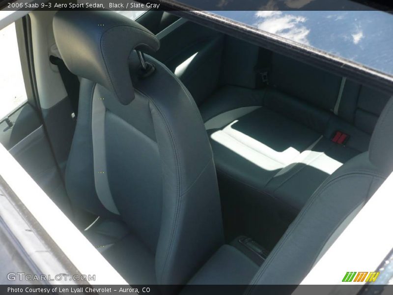Black / Slate Gray 2006 Saab 9-3 Aero Sport Sedan