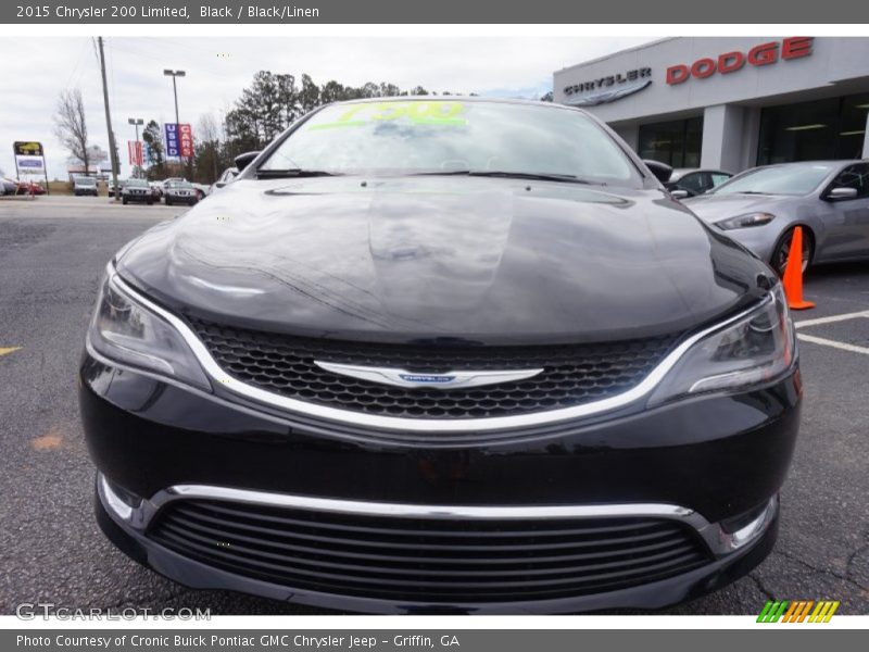 Black / Black/Linen 2015 Chrysler 200 Limited