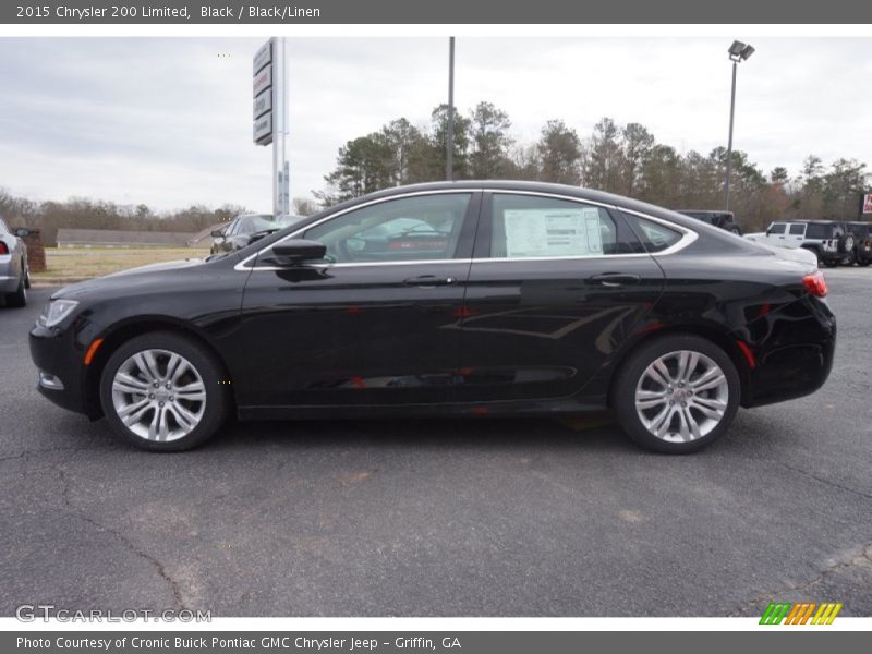 Black / Black/Linen 2015 Chrysler 200 Limited