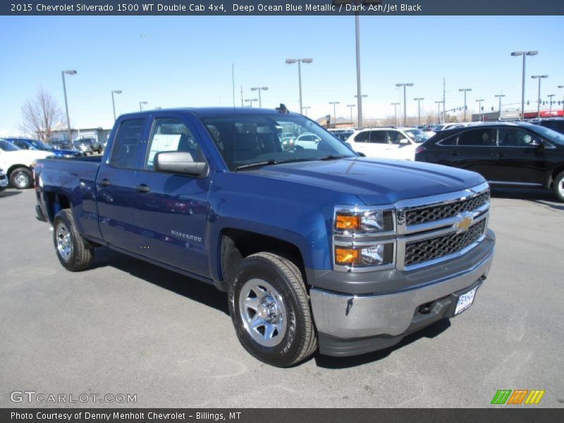 Front 3/4 View of 2015 Silverado 1500 WT Double Cab 4x4