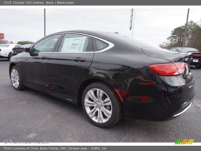 Black / Black/Linen 2015 Chrysler 200 Limited