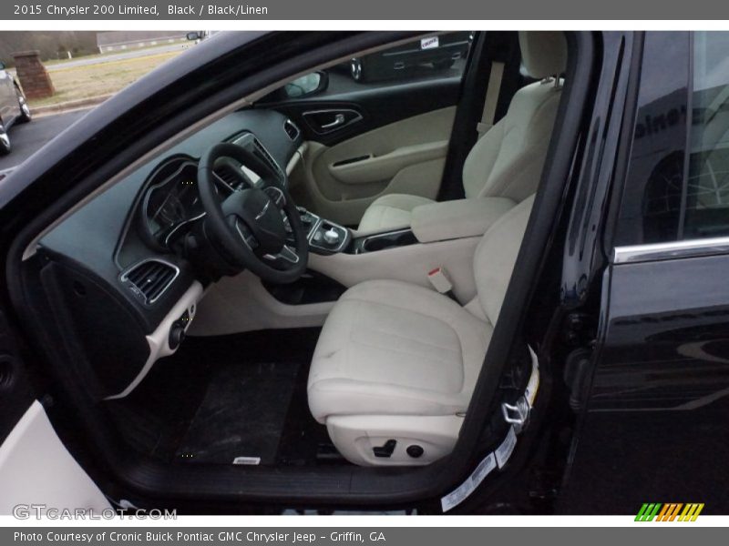Black / Black/Linen 2015 Chrysler 200 Limited