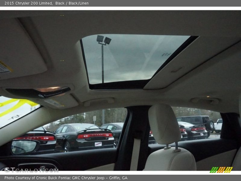 Black / Black/Linen 2015 Chrysler 200 Limited