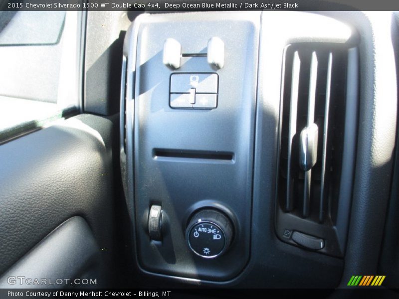 Deep Ocean Blue Metallic / Dark Ash/Jet Black 2015 Chevrolet Silverado 1500 WT Double Cab 4x4