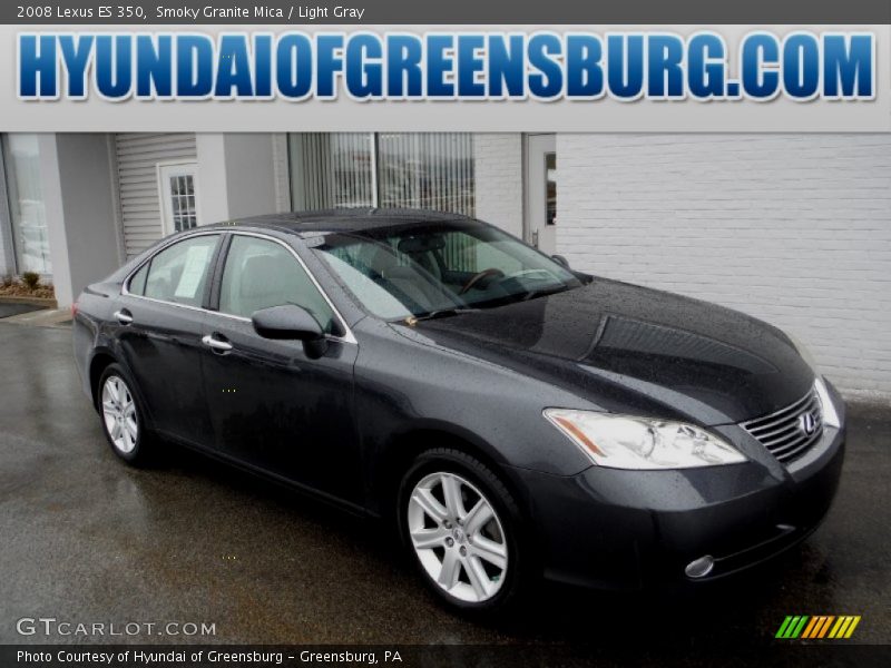 Smoky Granite Mica / Light Gray 2008 Lexus ES 350