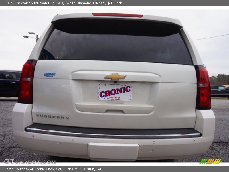 White Diamond Tricoat / Jet Black 2015 Chevrolet Suburban LTZ 4WD