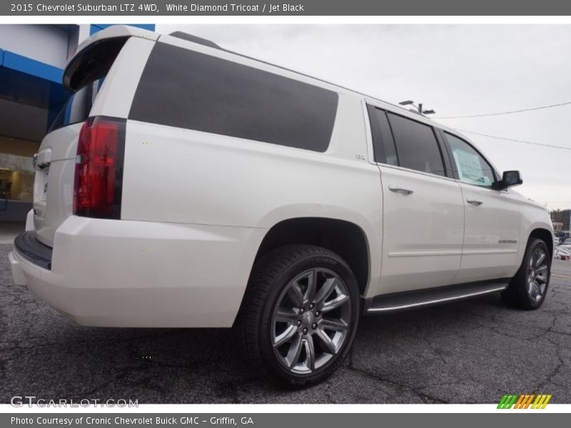 White Diamond Tricoat / Jet Black 2015 Chevrolet Suburban LTZ 4WD