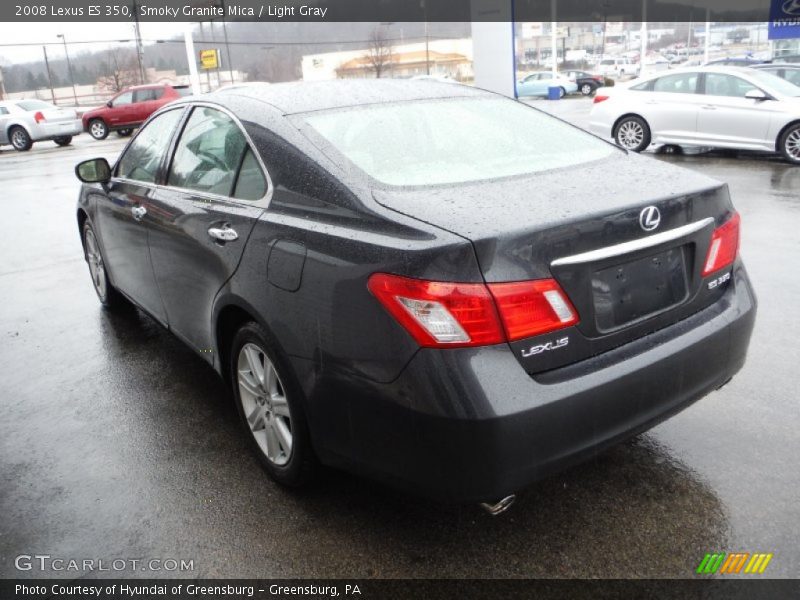 Smoky Granite Mica / Light Gray 2008 Lexus ES 350
