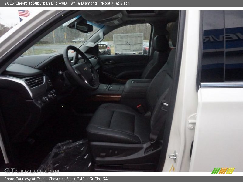 White Diamond Tricoat / Jet Black 2015 Chevrolet Suburban LTZ 4WD