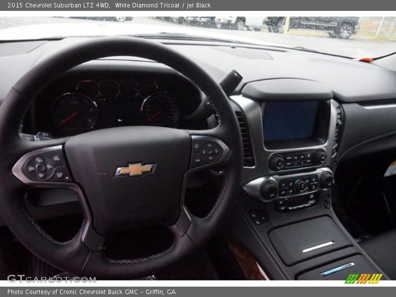 White Diamond Tricoat / Jet Black 2015 Chevrolet Suburban LTZ 4WD