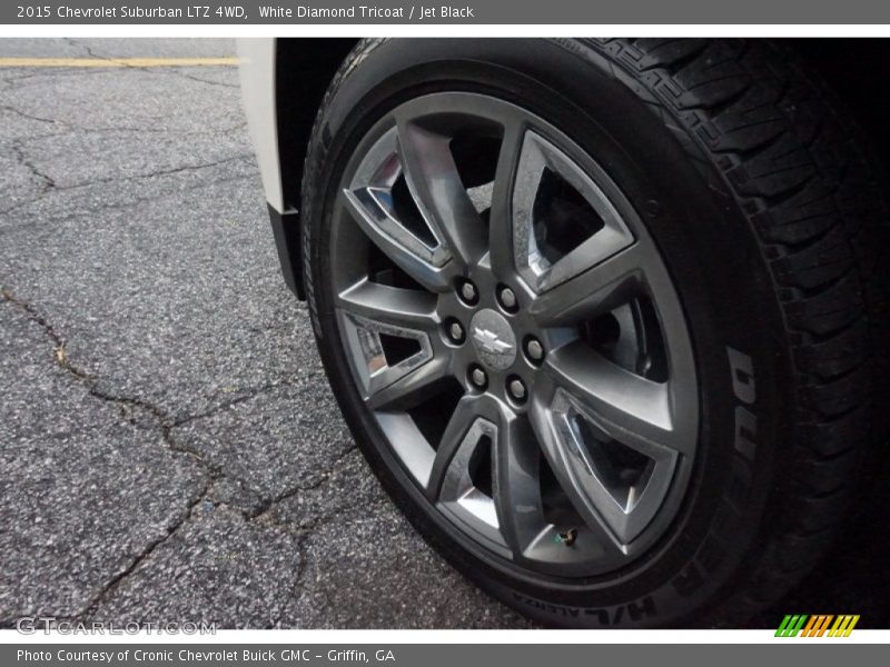 White Diamond Tricoat / Jet Black 2015 Chevrolet Suburban LTZ 4WD