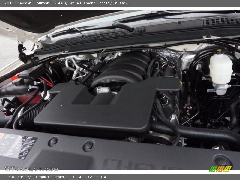 White Diamond Tricoat / Jet Black 2015 Chevrolet Suburban LTZ 4WD