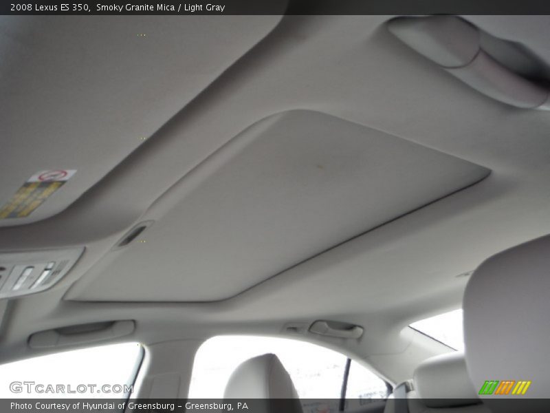 Smoky Granite Mica / Light Gray 2008 Lexus ES 350