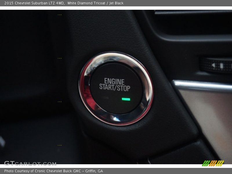 White Diamond Tricoat / Jet Black 2015 Chevrolet Suburban LTZ 4WD
