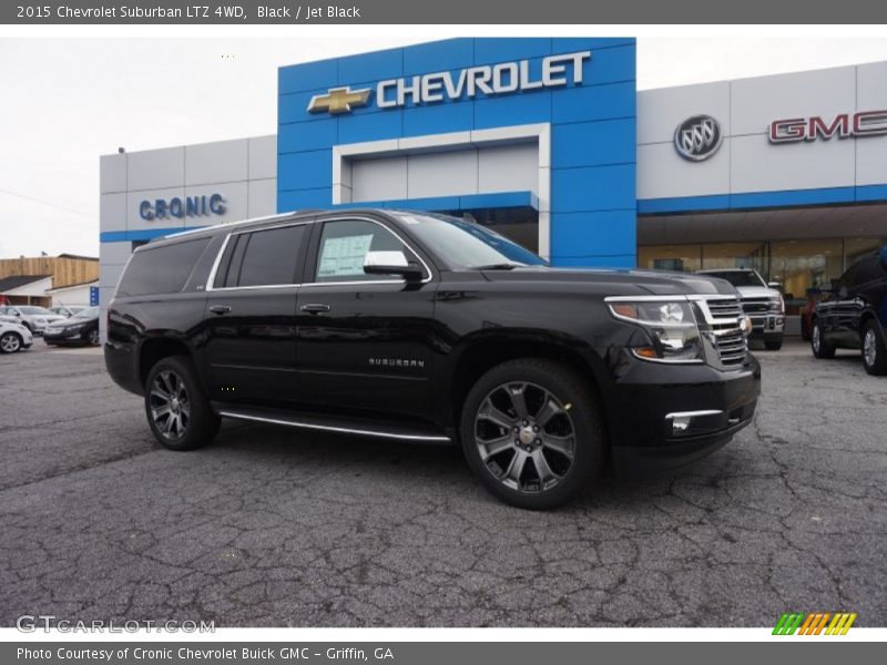 Black / Jet Black 2015 Chevrolet Suburban LTZ 4WD