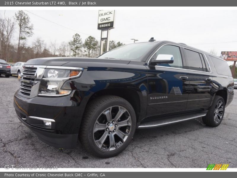 Black / Jet Black 2015 Chevrolet Suburban LTZ 4WD