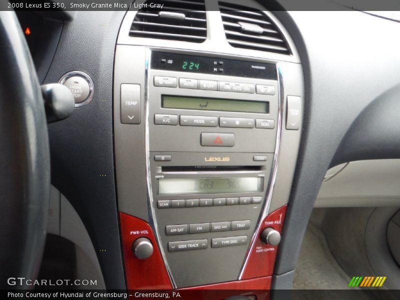 Smoky Granite Mica / Light Gray 2008 Lexus ES 350