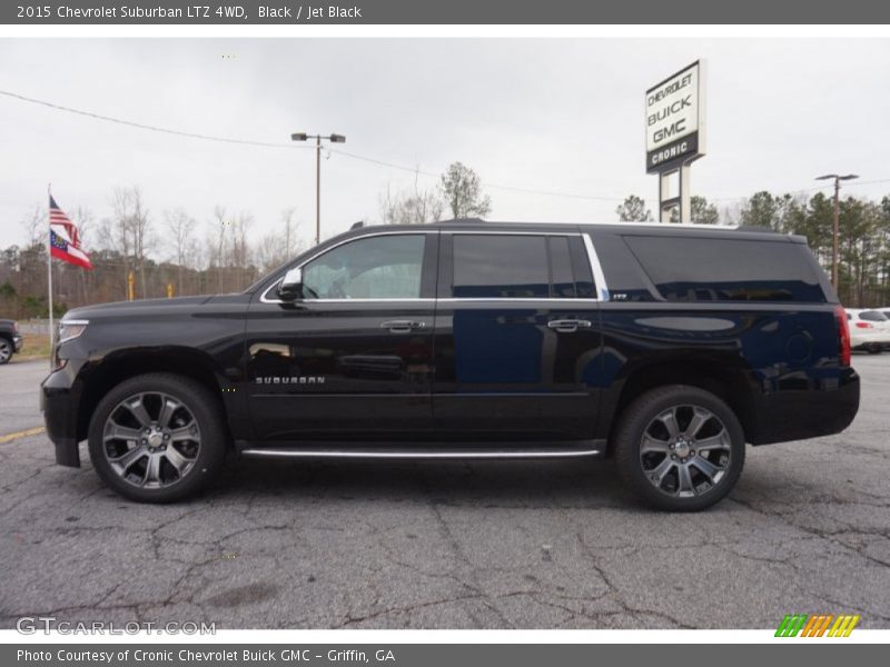 Black / Jet Black 2015 Chevrolet Suburban LTZ 4WD