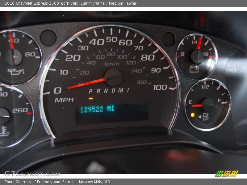 Summit White / Medium Pewter 2010 Chevrolet Express 2500 Work Van