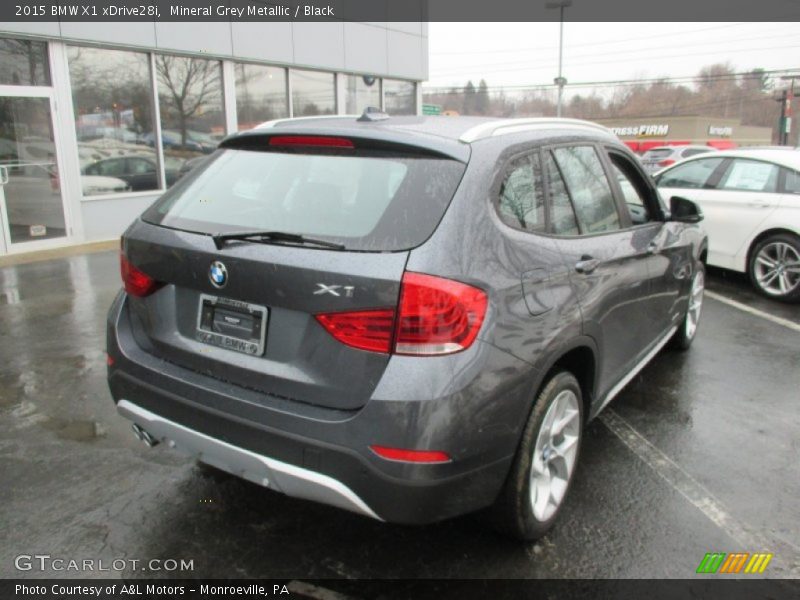 Mineral Grey Metallic / Black 2015 BMW X1 xDrive28i