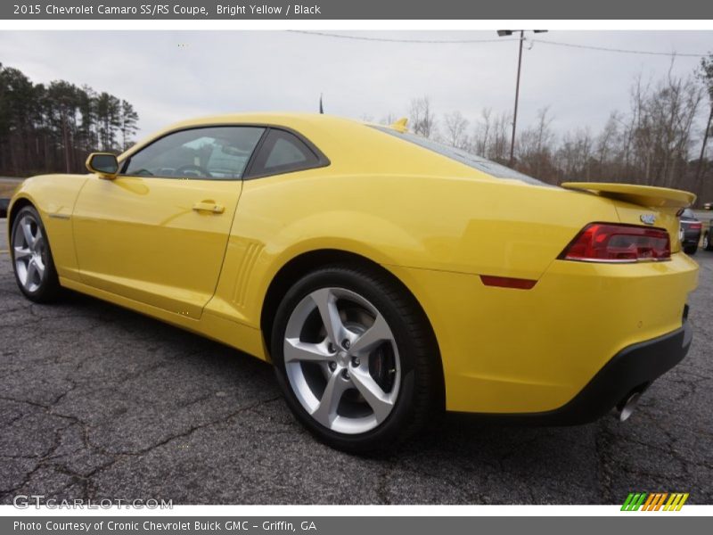 Bright Yellow / Black 2015 Chevrolet Camaro SS/RS Coupe