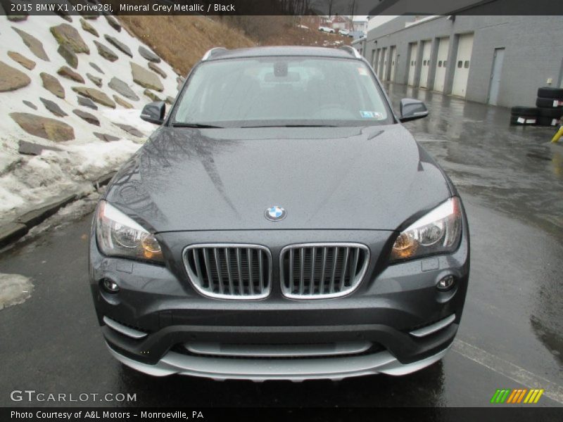 Mineral Grey Metallic / Black 2015 BMW X1 xDrive28i