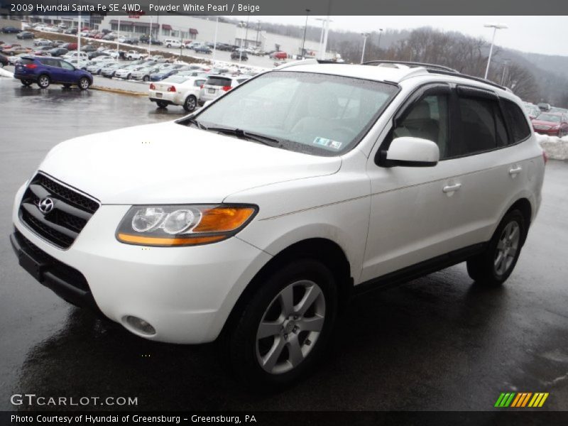 Front 3/4 View of 2009 Santa Fe SE 4WD