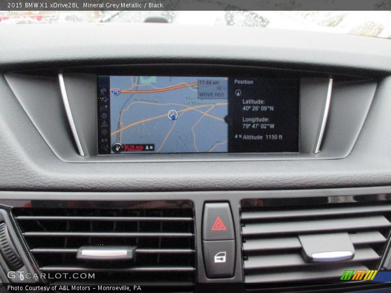 Mineral Grey Metallic / Black 2015 BMW X1 xDrive28i