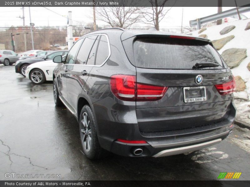 Dark Graphite Metallic / Ivory White 2015 BMW X5 xDrive35d